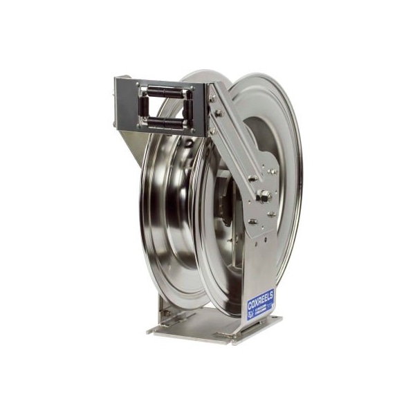Coxreels Coxreels 1/2"x100' 300 PSI Stainless Steel Spring Retractable Low Pressure Hose Reel TSHL-N-4100-SS - main